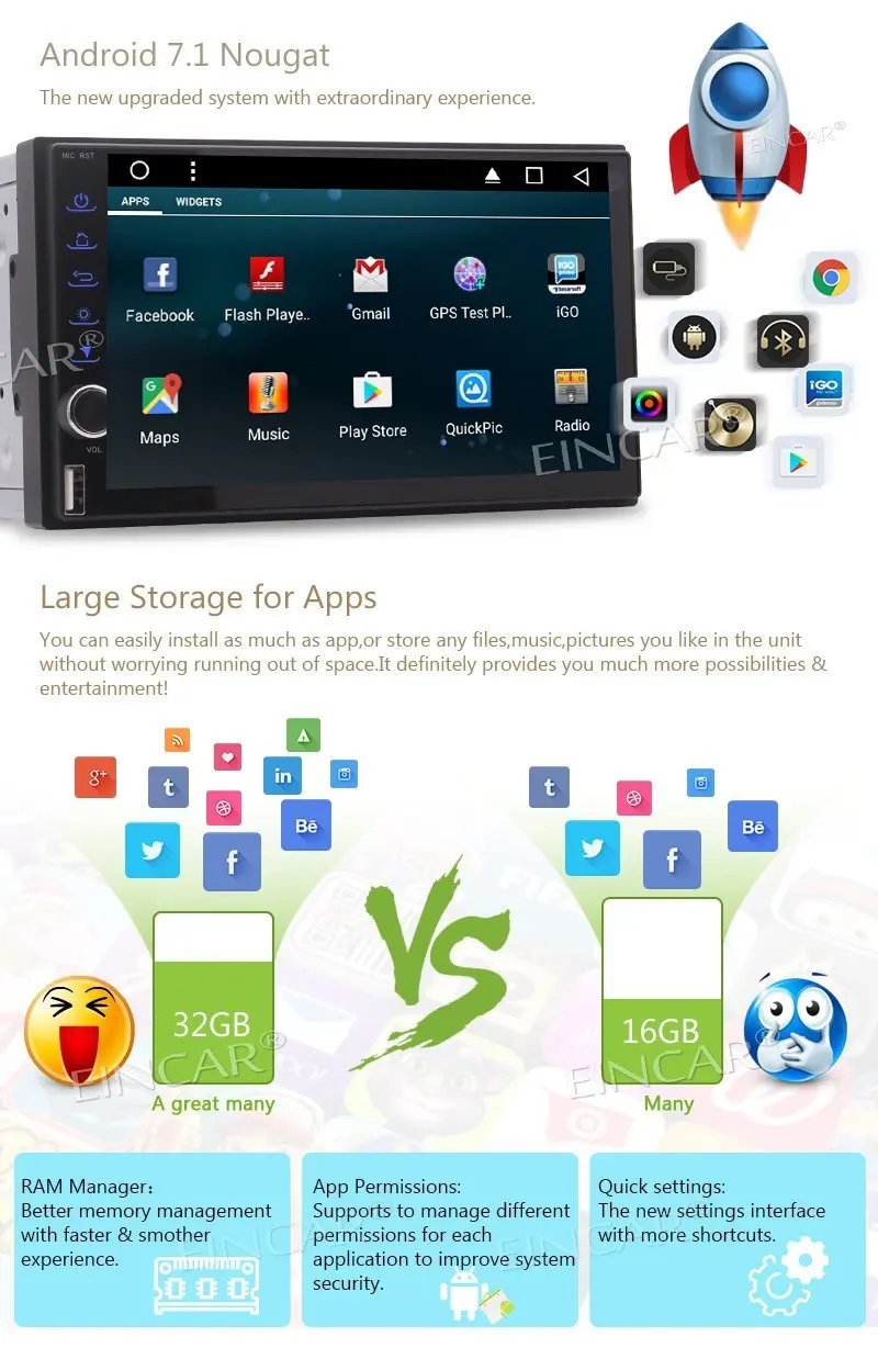 Best 2 Din Touch Screen Car gps Stereo Android 7.1 Autoradio In Dash GPS Navigation FM Radio Support SD/USB//Wifi/OBD2/1080p+Camera 1 Best 2 Din Touch Screen Car gps Stereo Android 7.1 Autoradio In Dash GPS Navigation FM Radio Support SD/USB//Wifi/OBD2/1080p+Camera 1