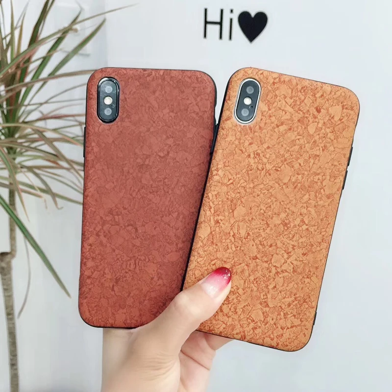 

Wooden Grain Soft Phone Case for iPhone X 6 7 8 Plus Wood Back Cover Cases for iPhone XS XR XSMAX