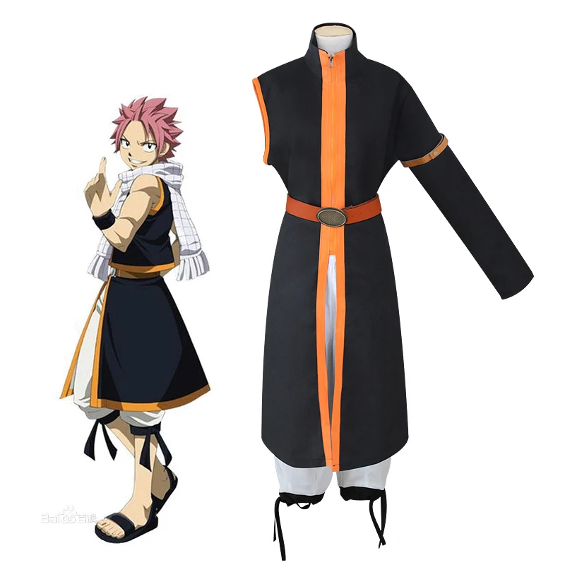 Аниме Сказочный хвост Etherious Natsu Dragneel косплей костюм S-XXL третьего поколения