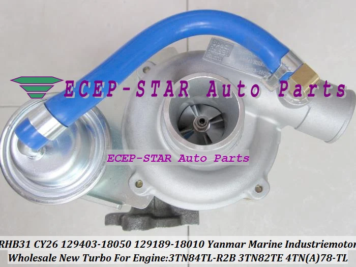 RHB31 CY26 MY61 VA110024 VA110021 129403-18050 Turbo Turbocharger For Yanmar Marine Industriemotor 3TN84TL 3TN82TE 4TNA78-TL (8)