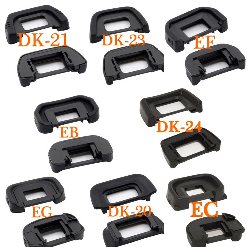 

2pcs Rubber Eye Cup Eyepiece Eyecup for Nikon DK 20 21 23 24 Canon EB EC EF EG D7200 D5300 D5200 D3300 d3000 d5100 SLR DSLR lens