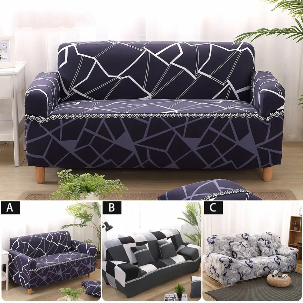 Print Stretch Sofa cover Elastic Couch cover Love seat
