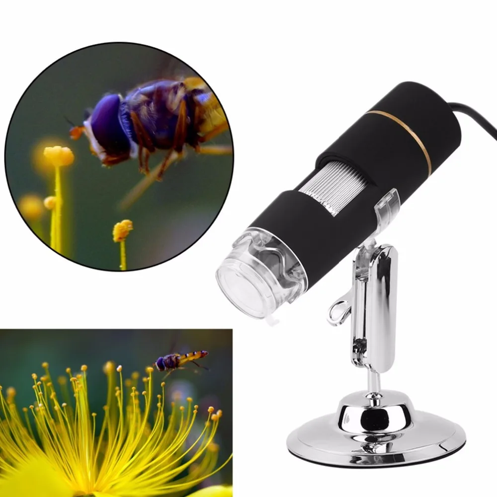 2016 Newest Digital 50 500X 2MP USB 3 0 8LED Microscope Endoscope Video Camera Magnifier