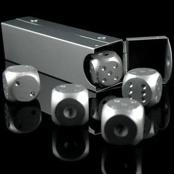 

2019 Wholesale Adult Games Portable Aluminium Alloy Dominoes Table Board Dice Set Poker Party Camping Gambling Tools