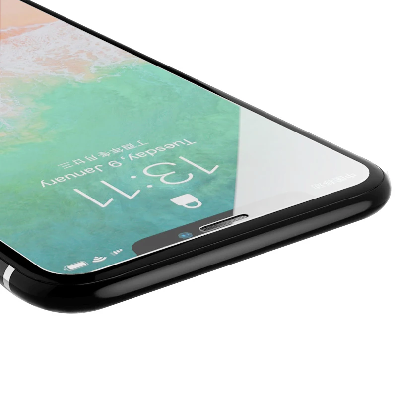 최고의 품질 초박형 0.1mm 9H 강화 유리 iPhone X XS 11 12 13 Mini 14 15 Pro MAX XR 16 7 8 Plus 화면 보호기 슬림