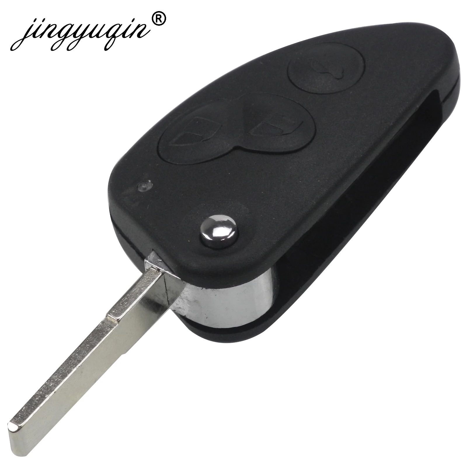 Jingyuqin Voor Alfa Romeo 147 156 166 Gt 2/3 Knoppen Flip Vouwen Afstandsbediening Autosleutel Shell SIP22 Blade Vervanging Case