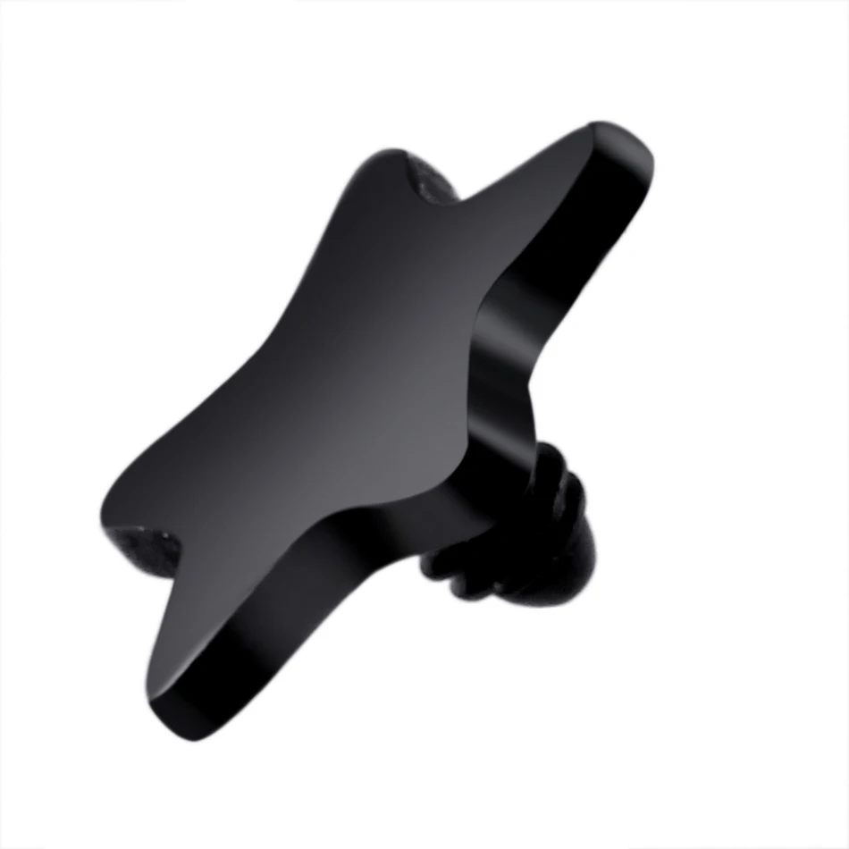 1PC G23 등급 티타늄 4mm 피부 앵커 탑 마이크로 피부 드라이버 표면 하트 스타 피부 앵커 탑 피어싱 바디 쥬얼리