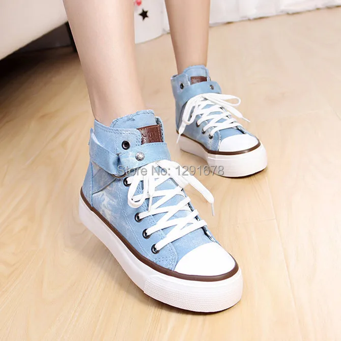 women's canvas denim shoes