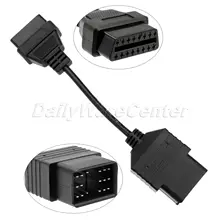 17 Pin To 16 Pin Female OBD2 OBDII Adapter Cable For Toyota Car Diagnostic Interface Connector Cable 17Pin OBDII Extension Cable 17 Pin To 16 Pin Female OBD2 OBDII Adapter Cable For Toyota Car Diagnostic Interface Connector Cable 17Pin OBDII Extension Cable