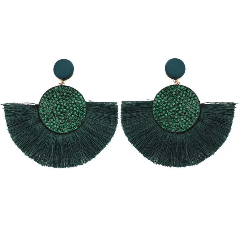 Tassel Earrings Women Vintage for Female Fashion Statement Drop Fringed Pendientes Jewelry Wholesale W73912 | Украшения и