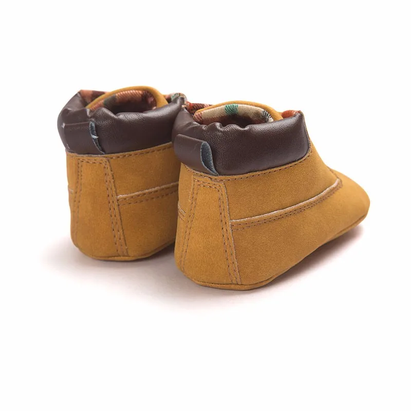 Baby Solid Leather Boots