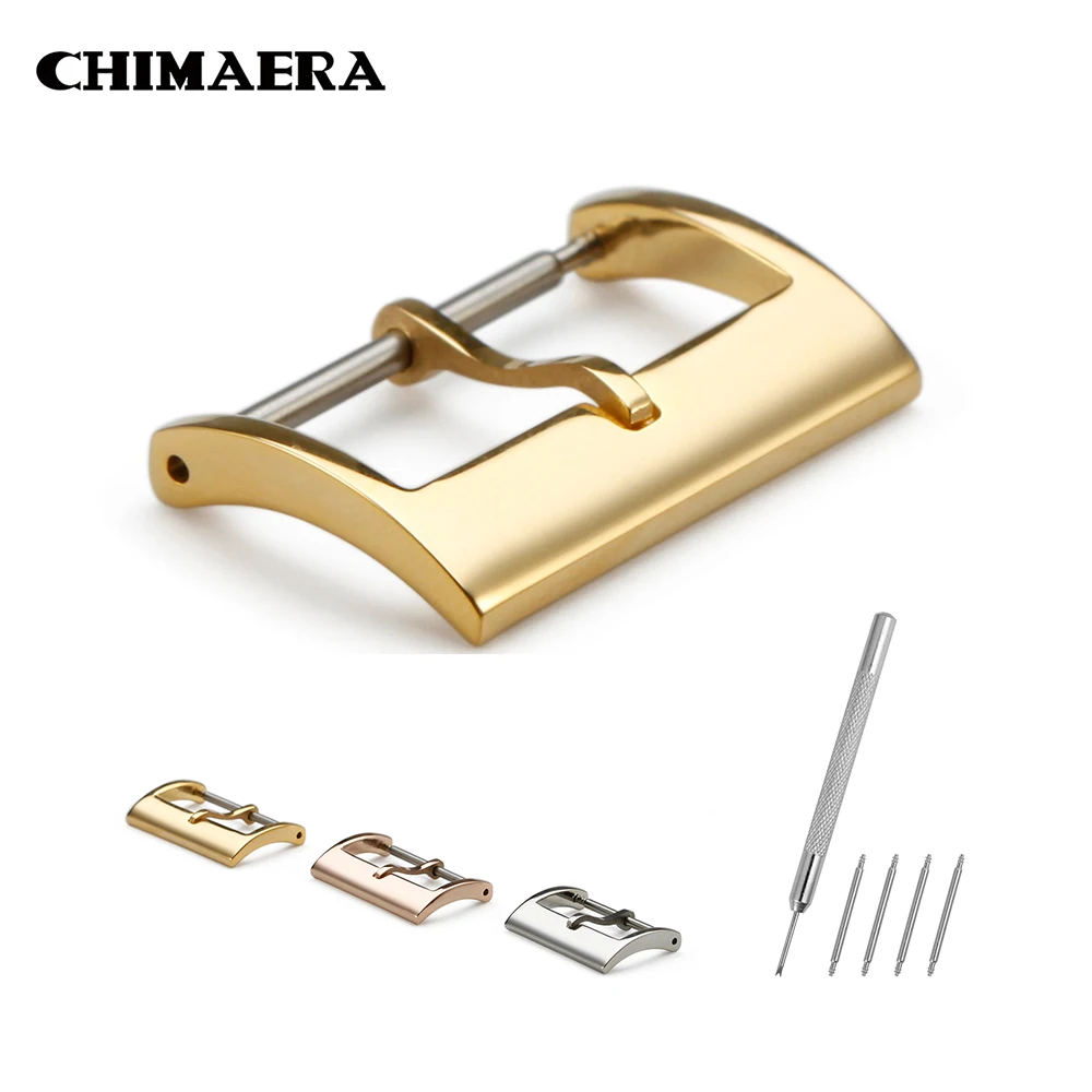 Застежка для часов CHIMAERA из нержавеющей стали 10 мм 12 14 16 18 20 Omega Tissot или других