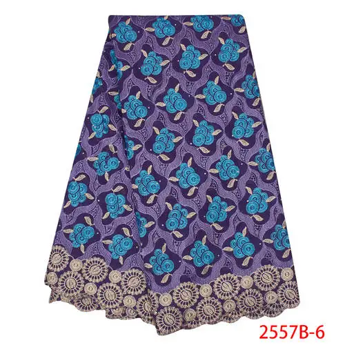 

The Latest Light Puple Lace Fabric Nigerian African Dry Cotton Lace Fabric Handcut Soft Swiss Cotton Lace Fabric QF2557B-6