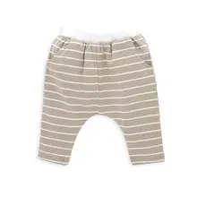 Kavkas/штаны-шаровары для малышей; осенне-зимние хлопковые утепленные штаны в полоску для новорожденных; Мягкие штаны; штаны-шаровары для младенцев
