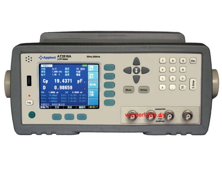 New Original AT2816A Digital LCR Meter Wide Frequency Range 50Hz 200