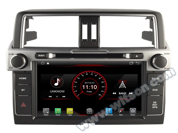 Clearance WITSON Android 9.1 CAR AUDIO SYSTEM For TOYOTA PRADO 2014 CAR GPS NAVIGATION WITH GPS MIRROR LINK/ 4G/DVR/DAB/OBD/TPMS SUPPORT 1