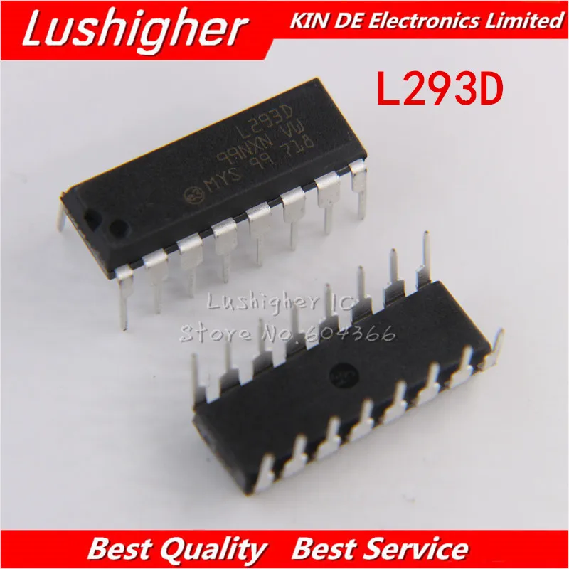 5 шт. L293D DIP16 L293 DIP IC новое и оригинальное