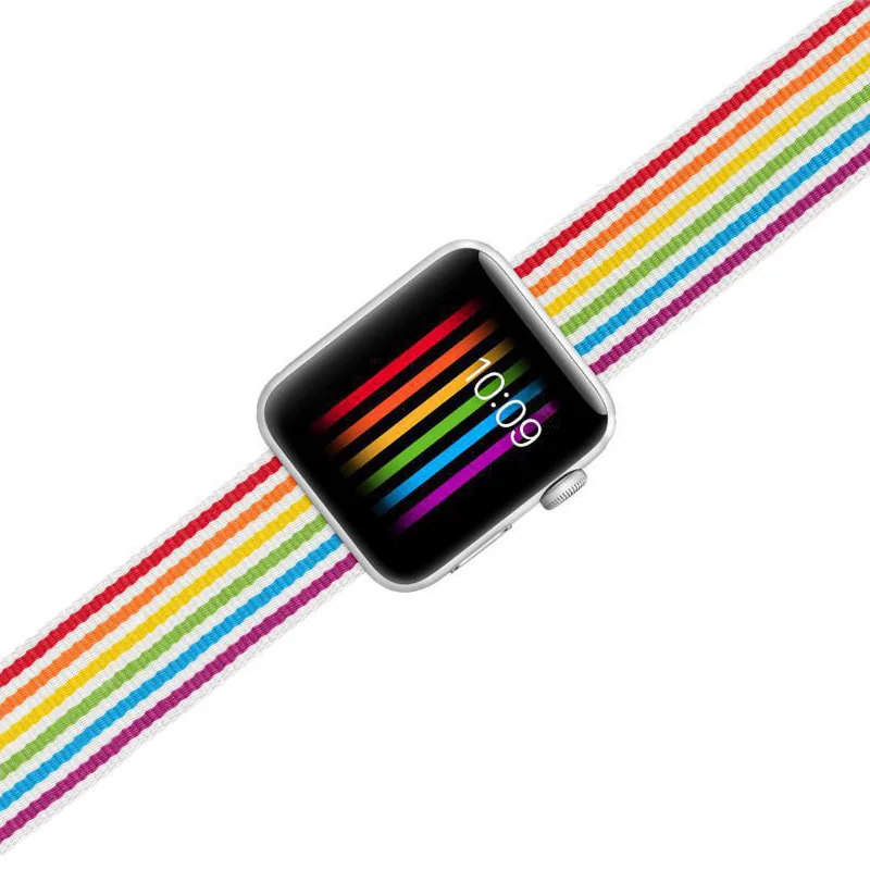 Ремешок нейлоновый для наручных часов Apple Watch 38/2/1 38/42 мм 22 см|Ремешки часов| |