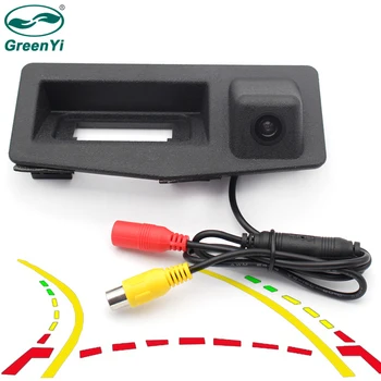 

GreenYi Car Rear View Backup Reversing Camera for Cadillac XTS ATS with Trajectory Module Built-in Auto-changeable Parking Line