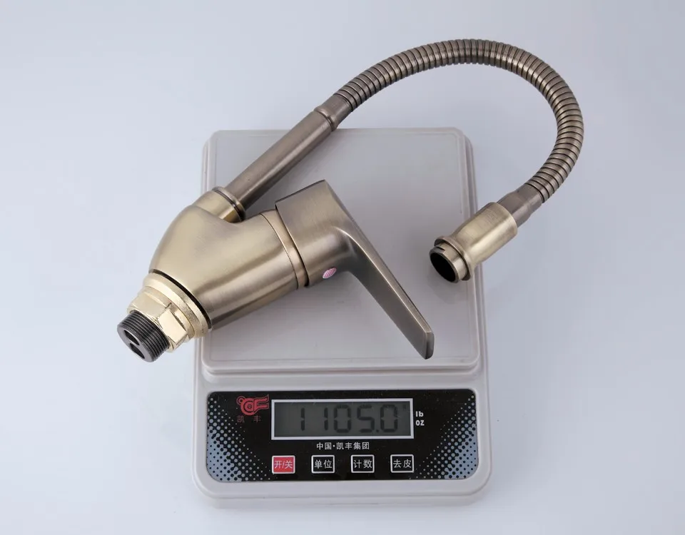 Frap Antique Style Bronze Kitchen Faucet Cold and Hot Water Mixer Tap Torneira Cozinha Flexible Nose 360 Degree Rotation F4330-4