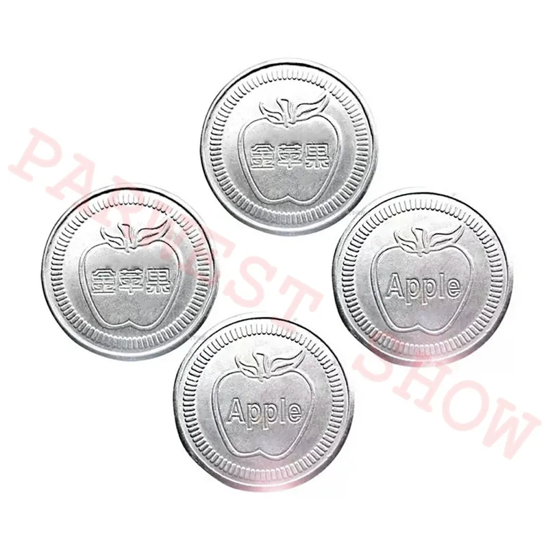 Apple coin 200pcs Game coin token arcade stainless steel Apple Logo token