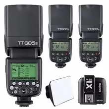 Godox TT685S HSS TTL GN60 Flash Speedlite + 2x TT600S + X1T-S Trigger for Sony