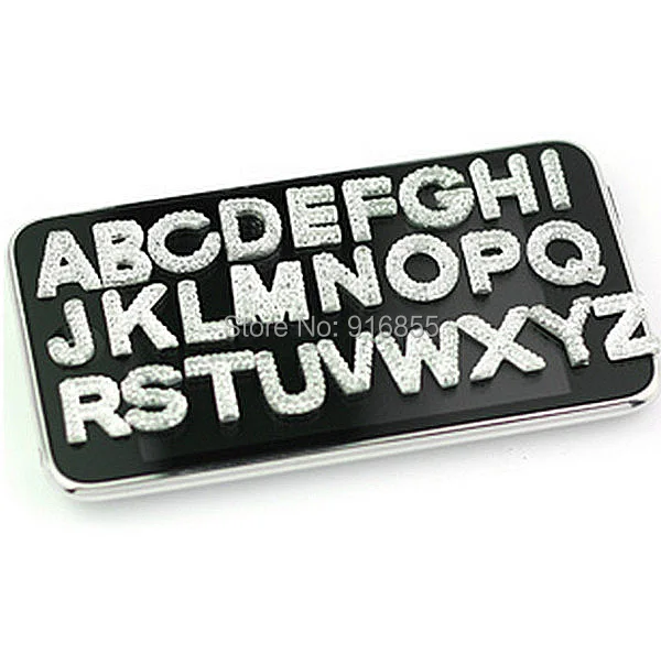 

Free shipping 10sets(one set 26pcs)craft A-Z letter/alphabet flat back resin rhinestone beads,resin cartoon for DIY decoration