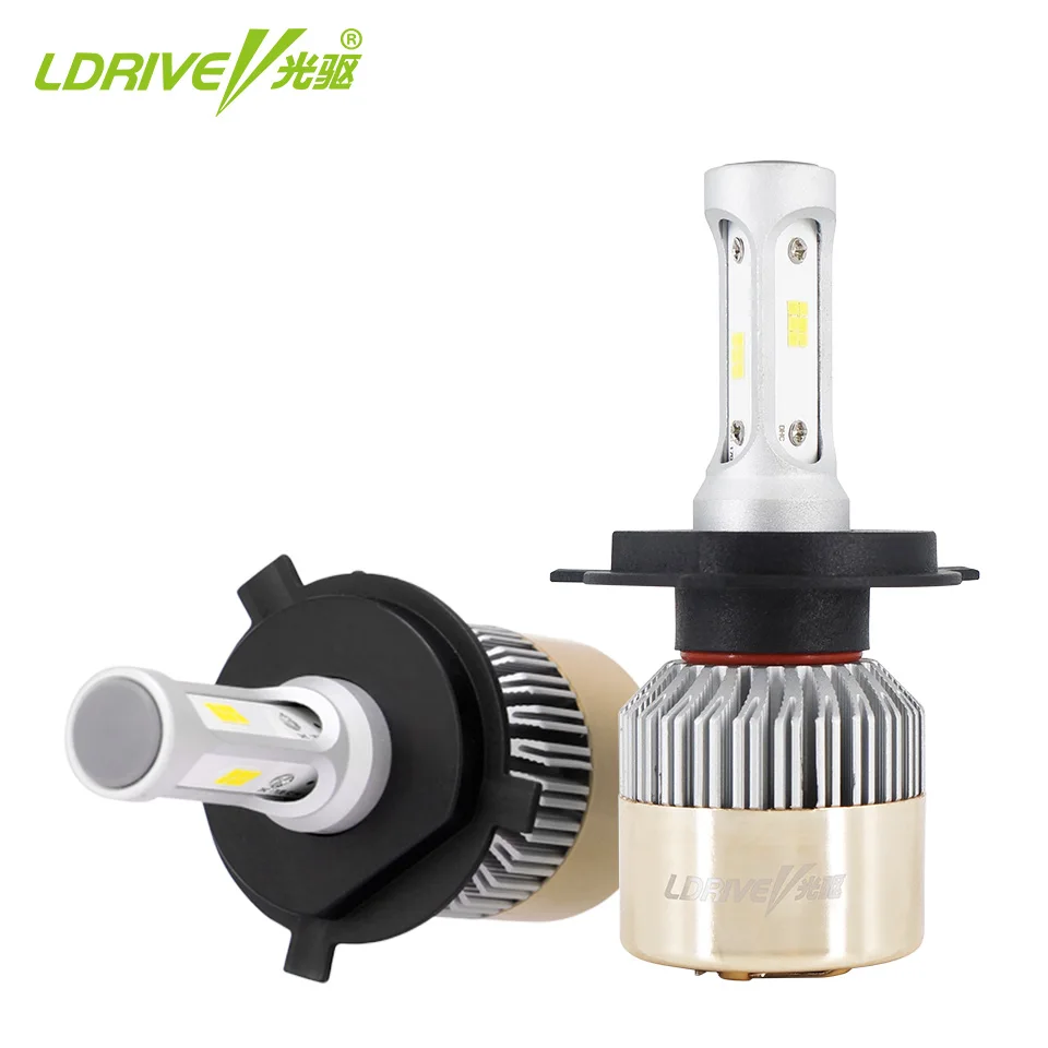 

LDRIVE H4 CSP 48W Car LED Headlights Bulb Fog Light 6500K Cool White Auto Headlamp For Lada Toyota Nissan Hyundai Kia Ford Audi