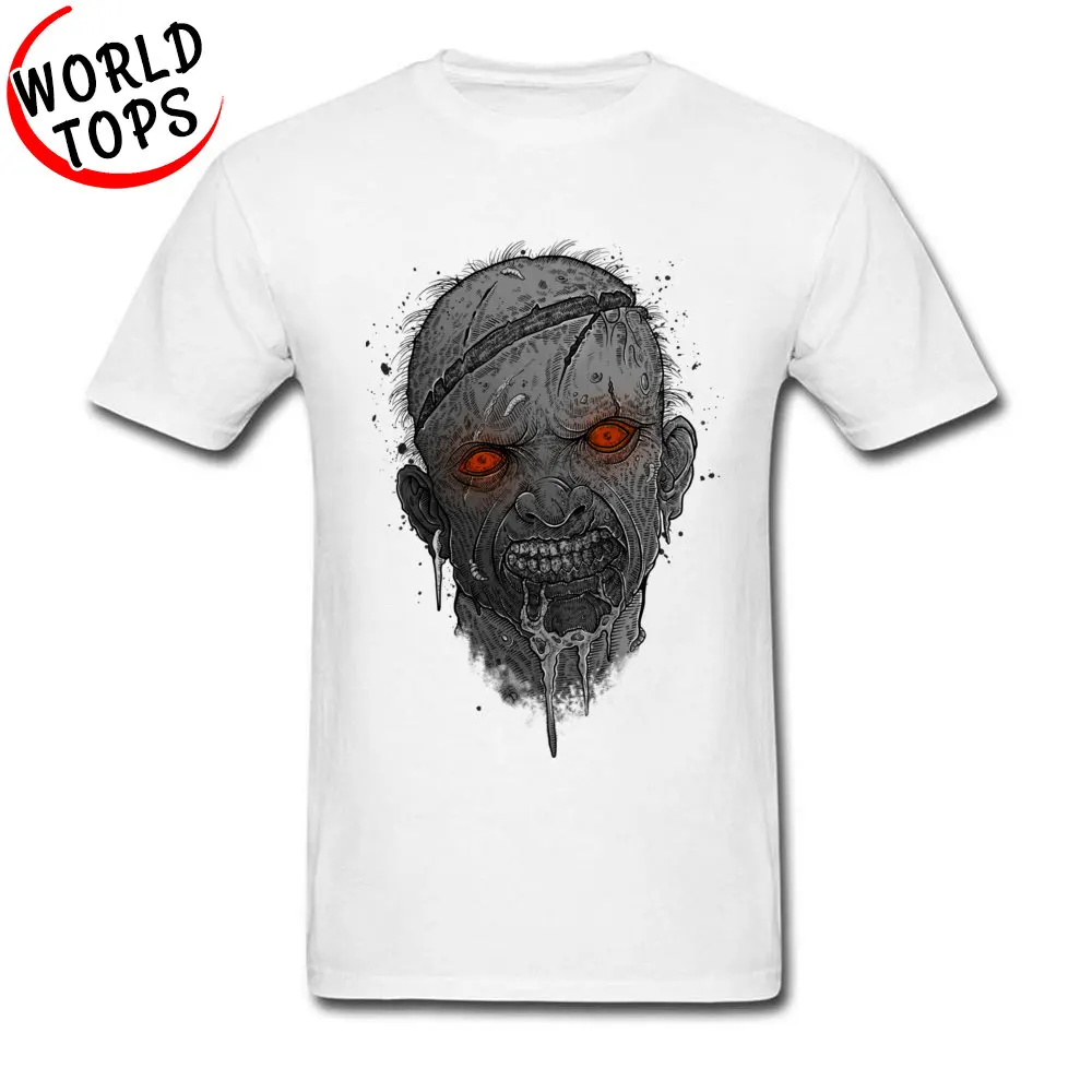 Brand New The Undead Man Casual Short Sleeve T Shirt Father Day Round Neck All Cotton Tops Tees for Men T-Shirt Comics The Undead Man white
