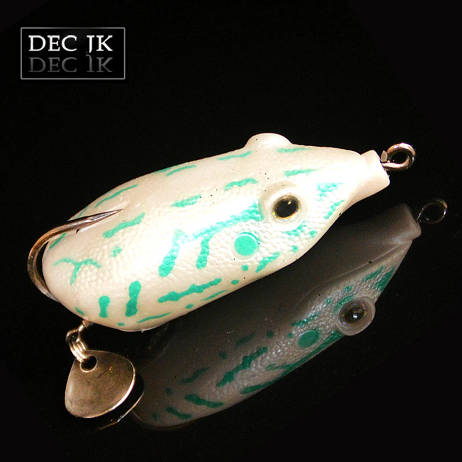 5.5cm Fishing Lur Fake Bait Trolls Soft Floating Frog Lure Topwater Artificial Baits China For Pike Swimbait With Hooks Lures (8)