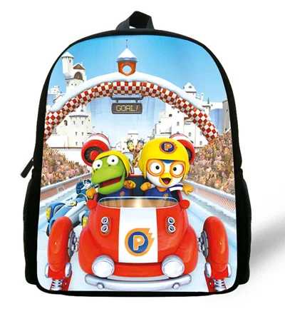 7C363 12 дюймов маленький пингвин Pororo Mochila школьная сумка для девочек Детский рюкзак с пингвинами для мальчиков Детский Повседневный Рюкзак Infantil - Цвет: 7C363