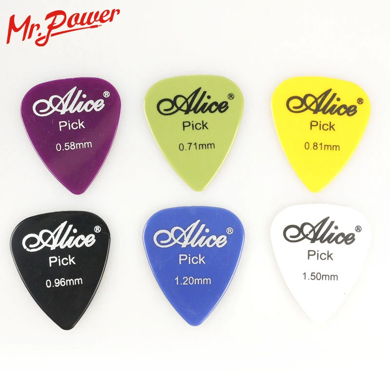 30pcs Bass Guitar Picks Alice Multi Smooth ABS Custom Acoustic Electric