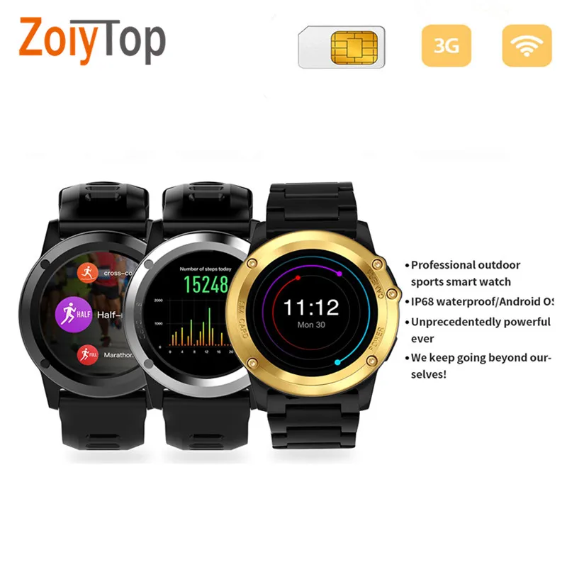 imágenes para H1 Bluetooth Monitor de Ritmo Cardíaco Del Deporte Del Reloj Inteligente Android Tarjeta SIM TF Smarttwach IP68 Impermeable GPS para Iphone Huawei xiaomi imágenes para H1 Bluetooth Monitor de Ritmo Cardíaco Del Deporte Del Reloj Inteligente Android Tarjeta SIM TF Smarttwach IP68 Impermeable GPS para Iphone Huawei xiaomi