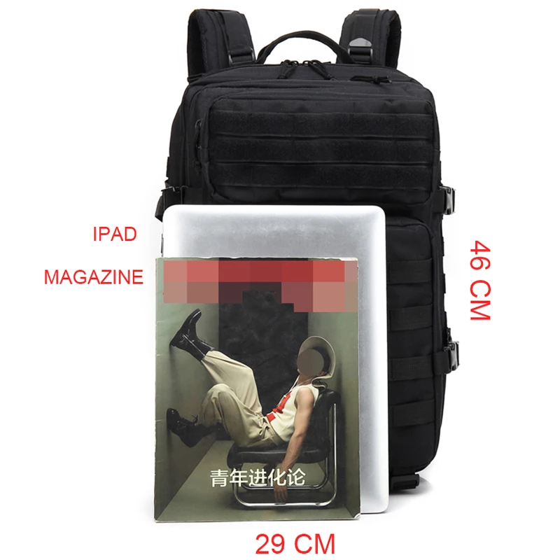 Tactical Military Backpack Men Waterproof Bagpack Molle 3P Army Assault Attack Camping Hiking Hunting Camping Mountaineering Bag Tactical Military Backpack Men Waterproof Bagpack Molle 3P Army Assault Attack Camping Hiking Hunting Camping Mountaineering Bag