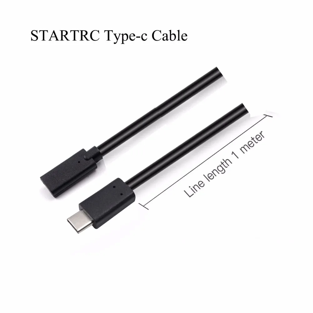 Startrc DJI OSMO карманная портативная камера, полнофункциональное соединение, кабель-удлинитель для телефона type-c, usb-кабель для зарядки, черная длина 1 м