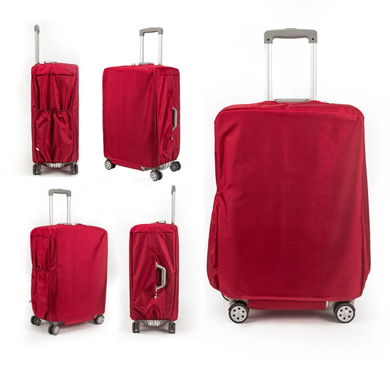 Утолщенная оксфордская Крышка для багажа, моющаяся Защитная крышка для чемодана, не царапается, чехол для чемодана, переносные аксессуары для полетов и путешествий
