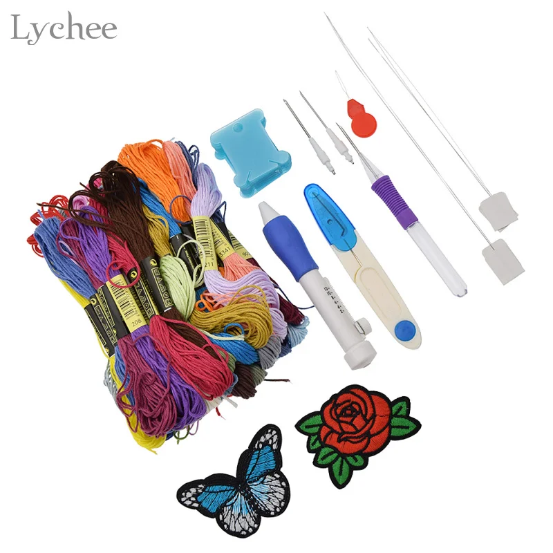 Buy Lychee Magic Embroidery Pen Punch Needles Set