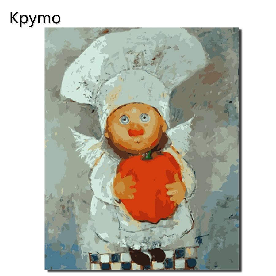 

DIY Painting By Numbers Kits sunny angel Coloring Paint By Numbers Modern Wall Art Picture Gift Painting Factory VA-0106