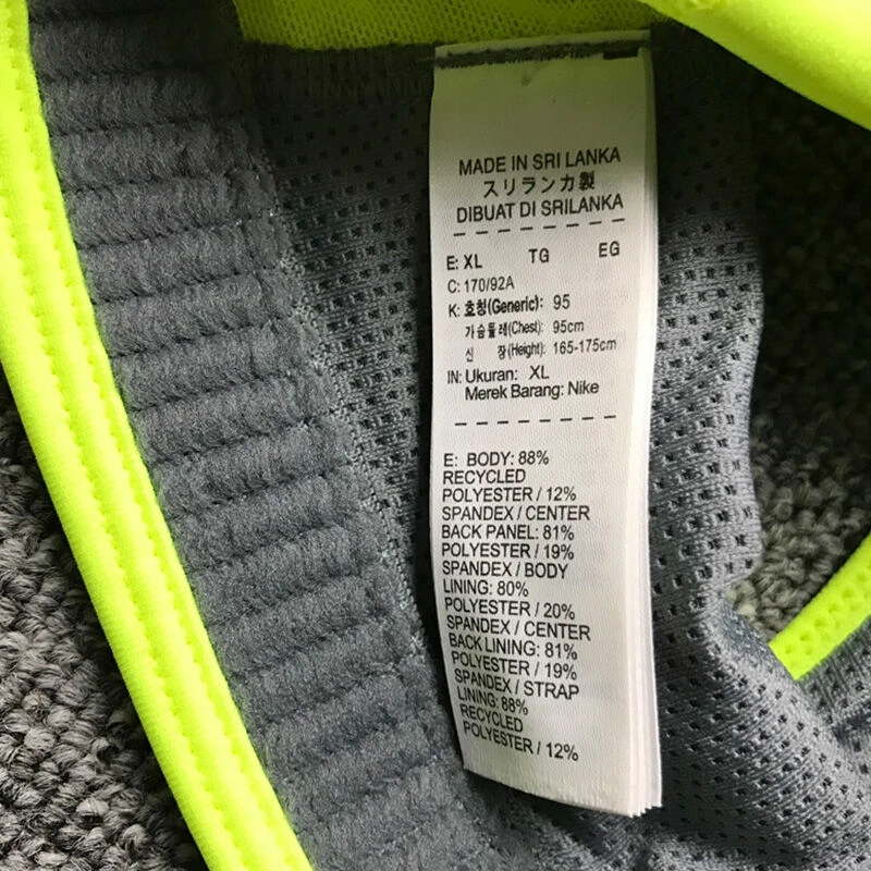 Новое поступление оригинальные женские спортивные бюстгальтеры NIKE спортивная