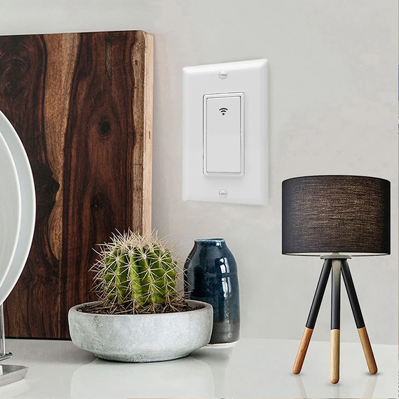 Sonoff Smart США Wi Fi настенный выключатель света диммер мобильное приложение дистанционное управление без концентратора требуется работает с Alexa Google