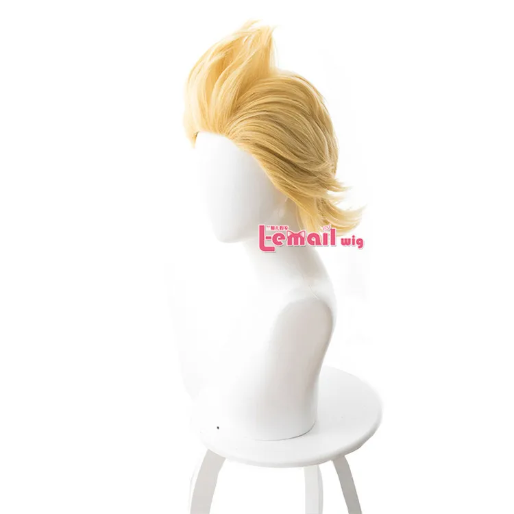 Парик L-email New My Hero Academy Mirio Toogata Косплей парики 35 см короткие термостойкие синтетические волосы Perucas Косплей парик