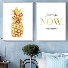 

Pineapple Wall Art Canvas Posters Prints Motivational Quotes Nordic Minimalist Painting Modern Picture Home Office Room Decor