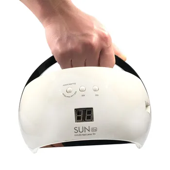 

Brand New SUN6s 48W UV LED Nail Lamp Nail Dryer Machine Fingernail Gel Polish Curing White Light With Bottom 30s/60s/99s Timer