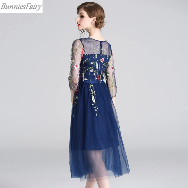 BunniesFairy 2019 летнее Новое Женское платье в стиле знаменитостей богемном бохо темно