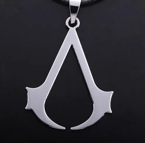 Ожерелье assssins Creed ожерелье из сплава Эцио для косплея серебряное нержавеющей