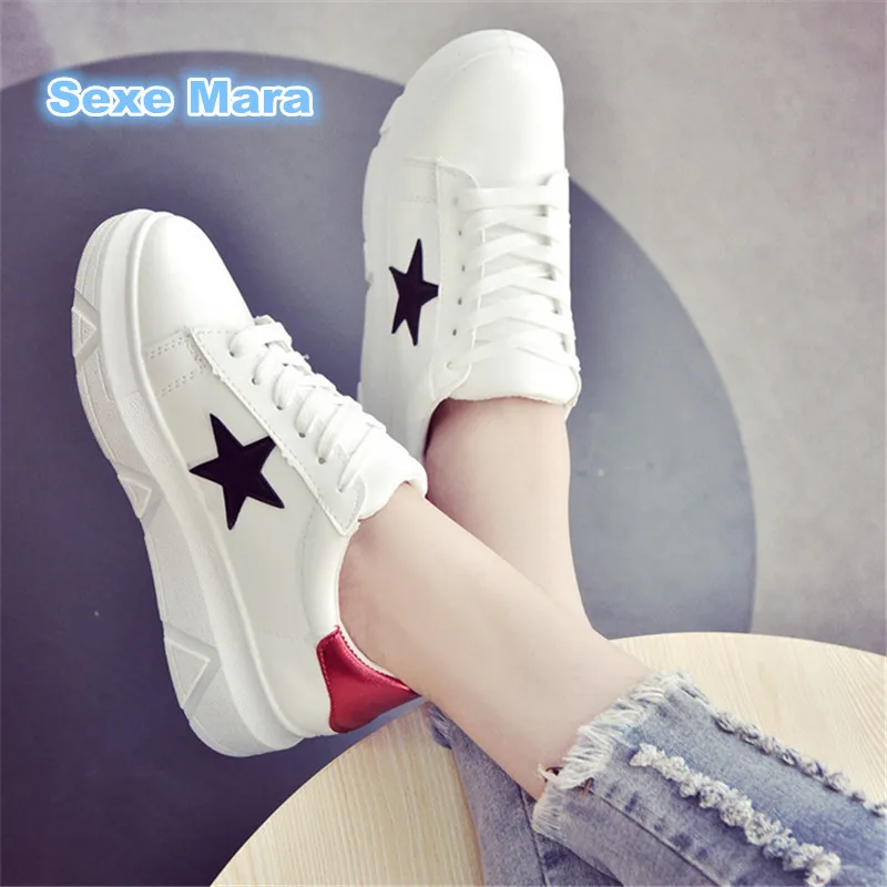 2017 Women Flats Brands PU casual shoes fashion woman Superstar Non-slip thick base zapatos mujer chaussure femme tenis feminino women shoes woman zapatos mujer chaussure femme sapato feminino sapatos canvas espadrilles casual girls 2016 fashion shoes