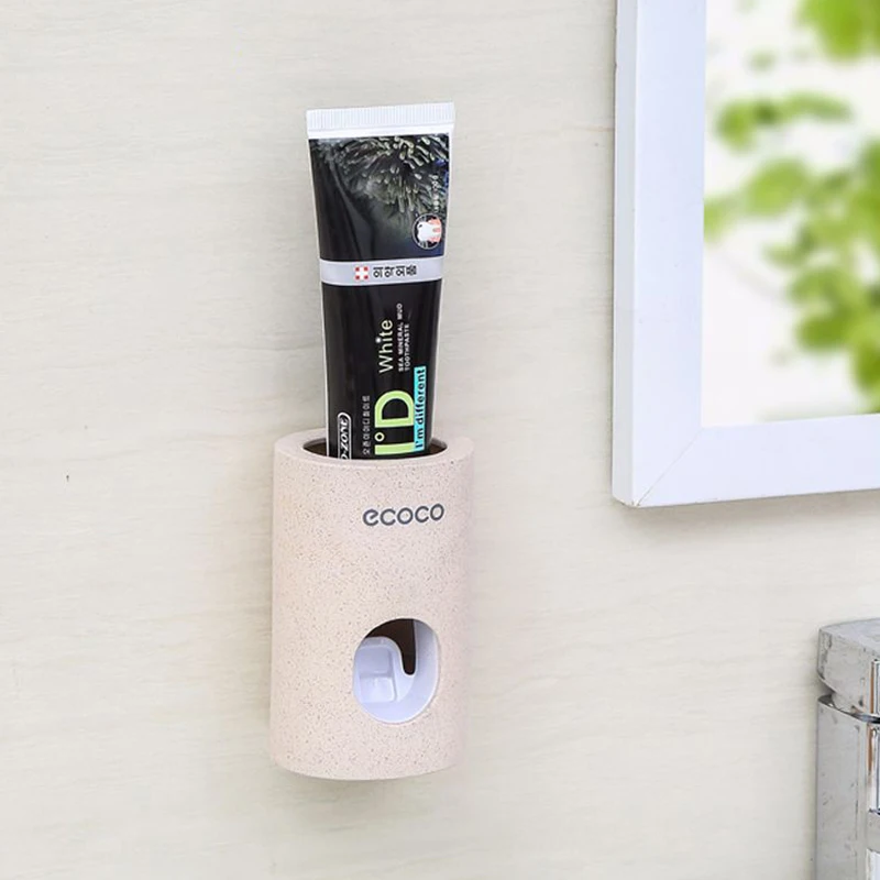 Автоматический диспенсер для зубной пасты пыленепроницаемый держатель для зубной щетки подставка для настенного монтажа аксессуары для ванной комнаты Комплект для зубной пасты BA