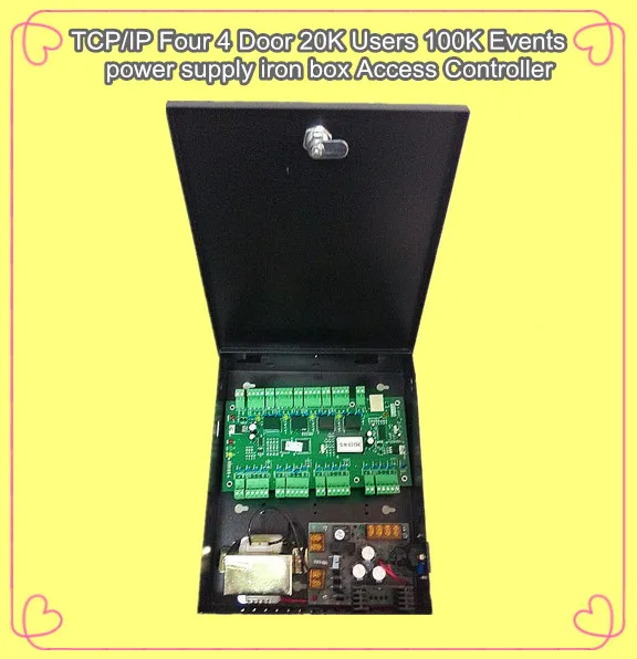Контроллер доступа WG2004.NET TCP/IP 4 двери 20 пользователей 100K программируемый триггер