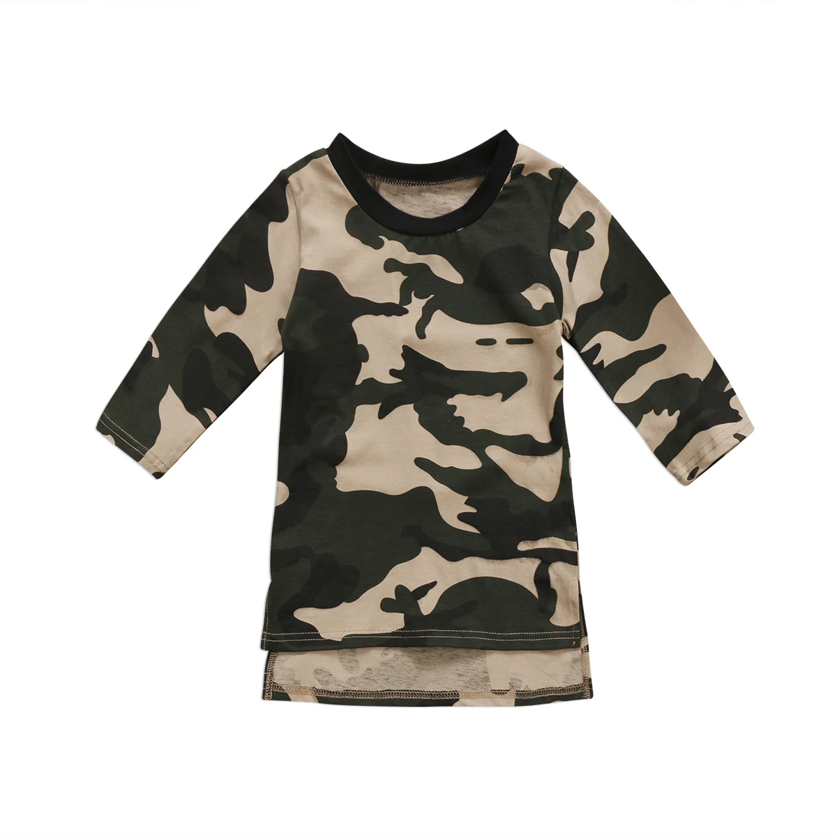 Toddler Kids Baby Girls Clothes Princess Party Prom Camouflage Long Sleeve Dress | Детская одежда и обувь