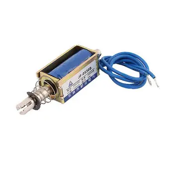 

JF-0530B DC 24V/DC12V 0.3A 5N Pull Push Type Open Frame Solenoid Electromagnet